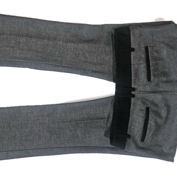 Express Columnist Pants Womens 6 Short Gray Black Dress Work Trousers Stretch - Picture 7 of 7